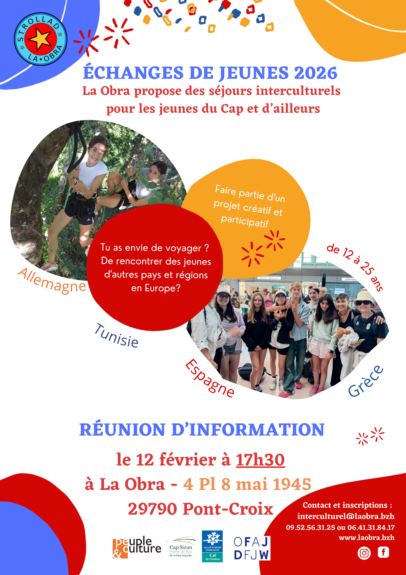 page réunion d'info